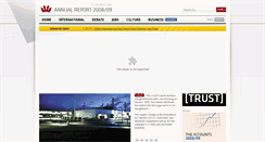 Desktop Screenshot of annualreport2009.danishcrown.dk